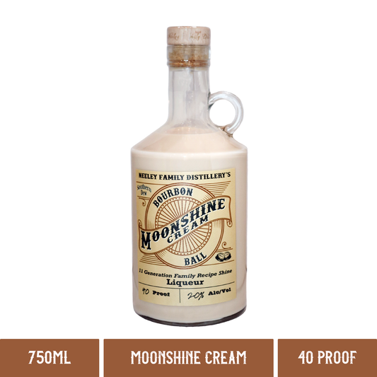 Moonshine Cream Bourbon Ball 40 Proof (750ml) Neeley