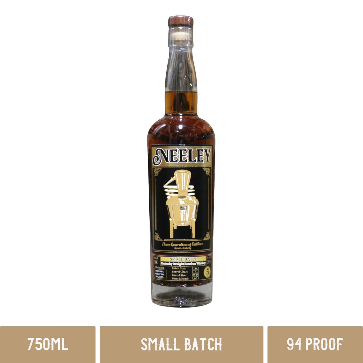 Neeley Family Distillery Small Batch Wheated Bourbon 94 Proof (750ml)