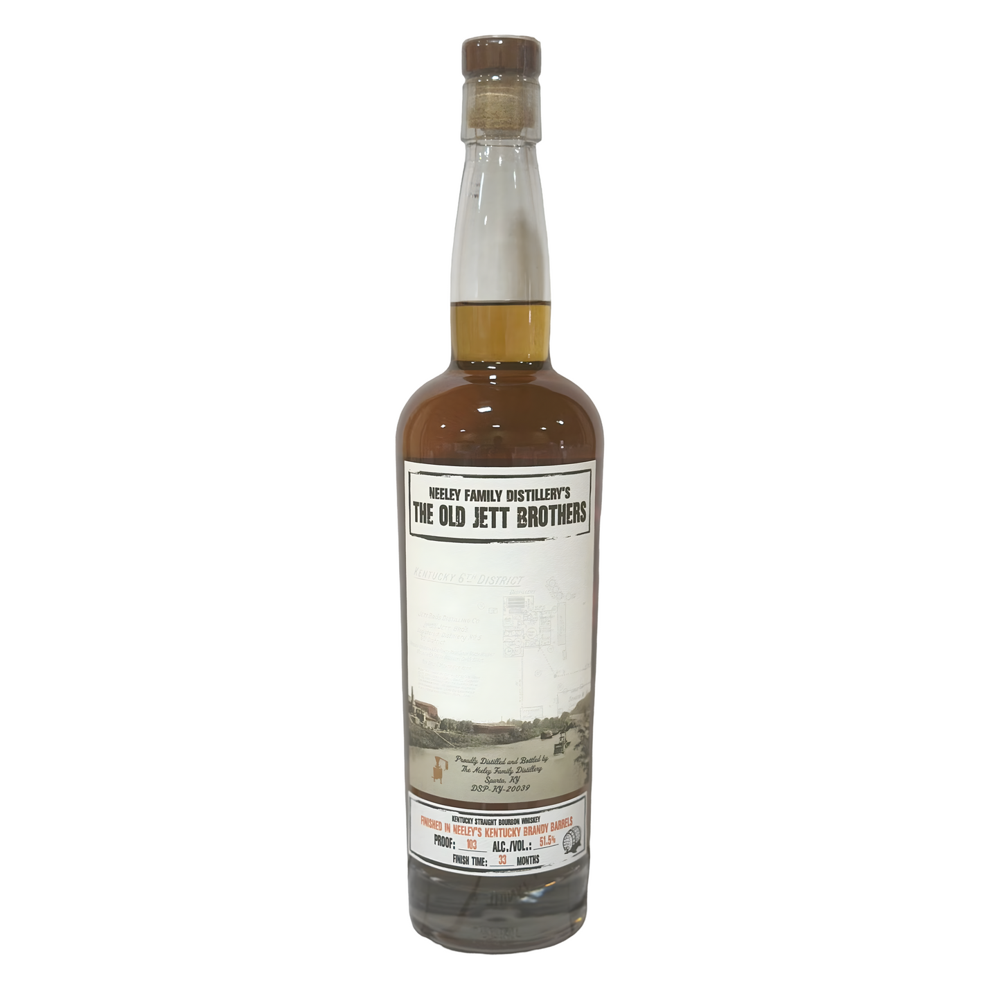 The Old Jett Brothers Brandy Finish 103 Proof (750ml) Neeley