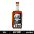 A bottle of Neeley Family Distillery Single Barrel Barrel Strength Kentucky Straight Bourbon Whiskey 106.6 Proof 375ml