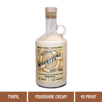 A bottle of Neeley Family Distillery Bourbon Ball Moonshine Cream Liqueur 40 Proof 750ml