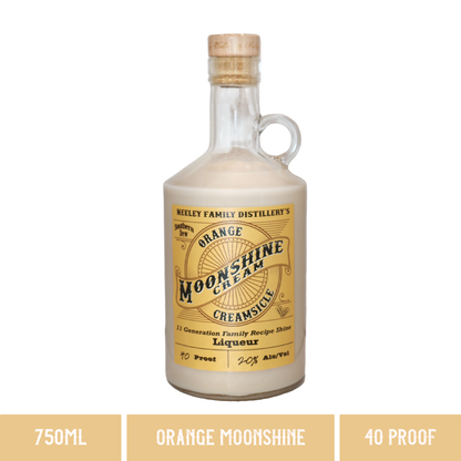 Moonshine Cream Orange Creamsicle 40 Proof (750ml) Neeley