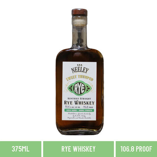 R.D.R. Neeley Sweet Thumped Rye Whiskey Single Barrel 106.8 Proof (375ml)